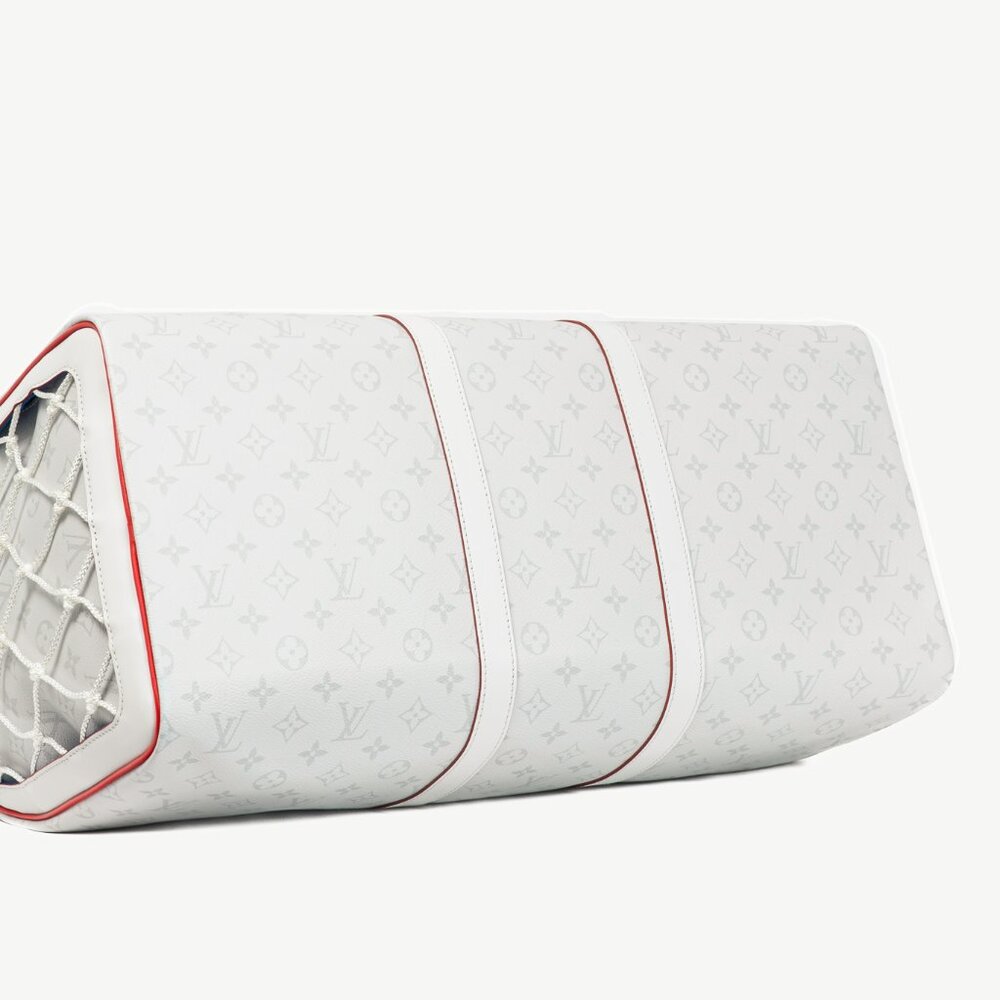 Louis Vuitton x NBA Keepall 55 Bandouliere Basketball Antarctica Monogram Duffle - Picture 4 of 16